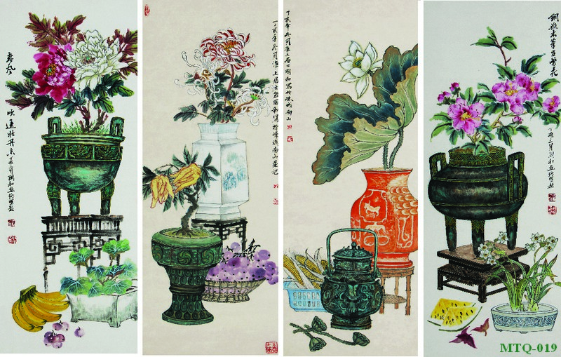 Tranh tứ quý MTQ-019